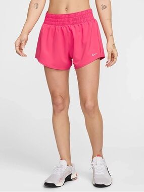 Nike Women's  Pink Dri-Fit Athletic Running Shorts